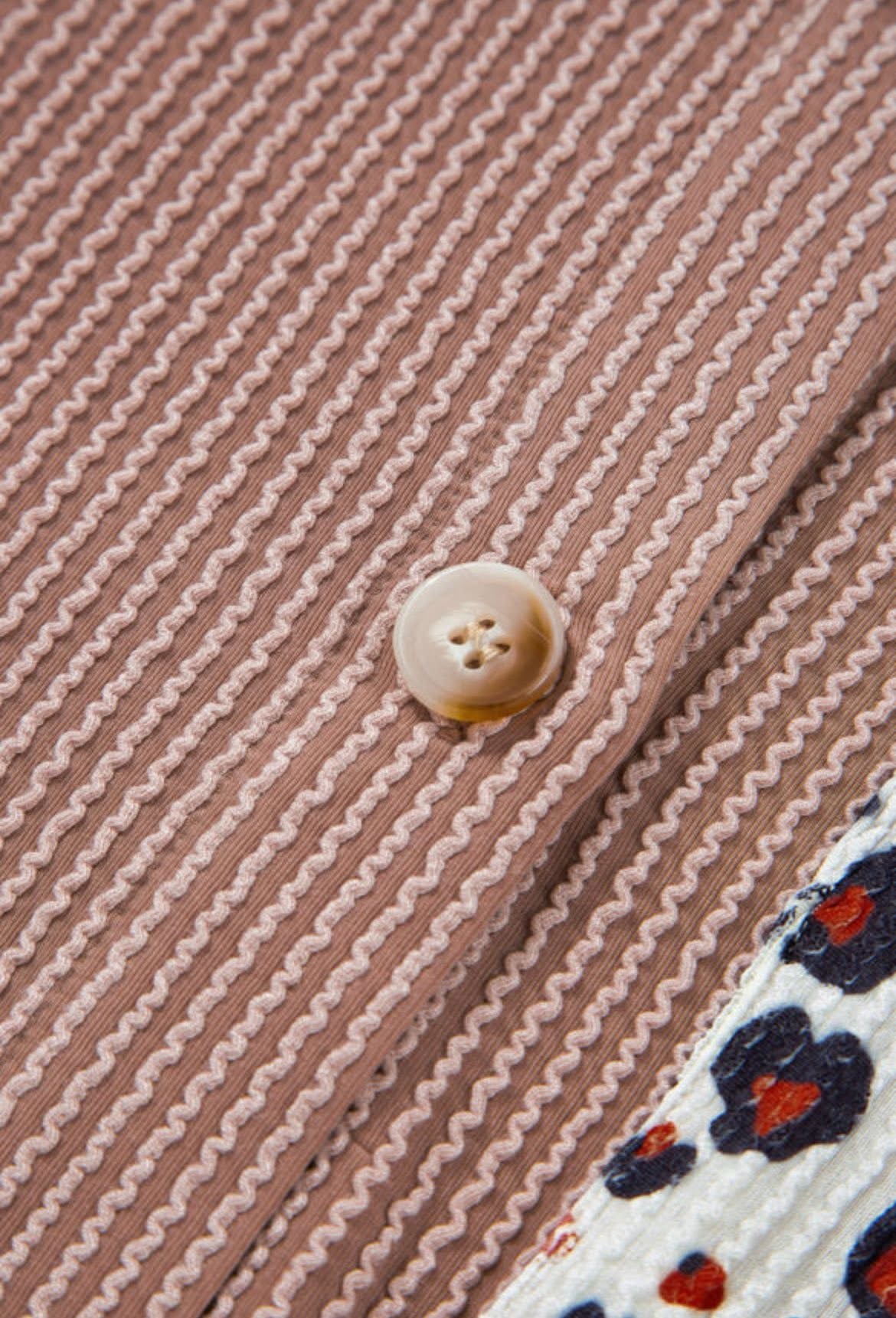 Ribbed Leopard Shacket