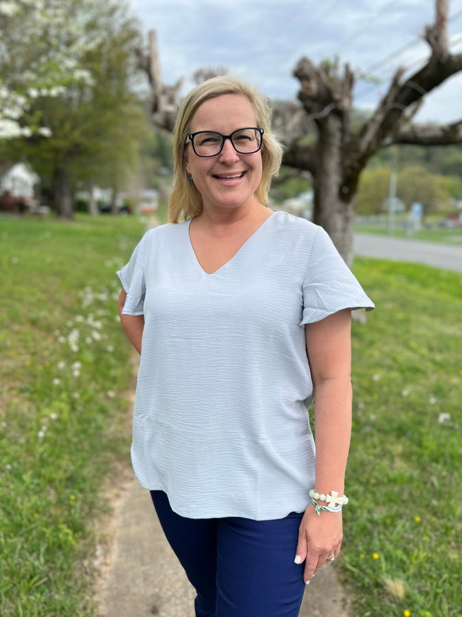 Flowy Sleeve Zenana Top