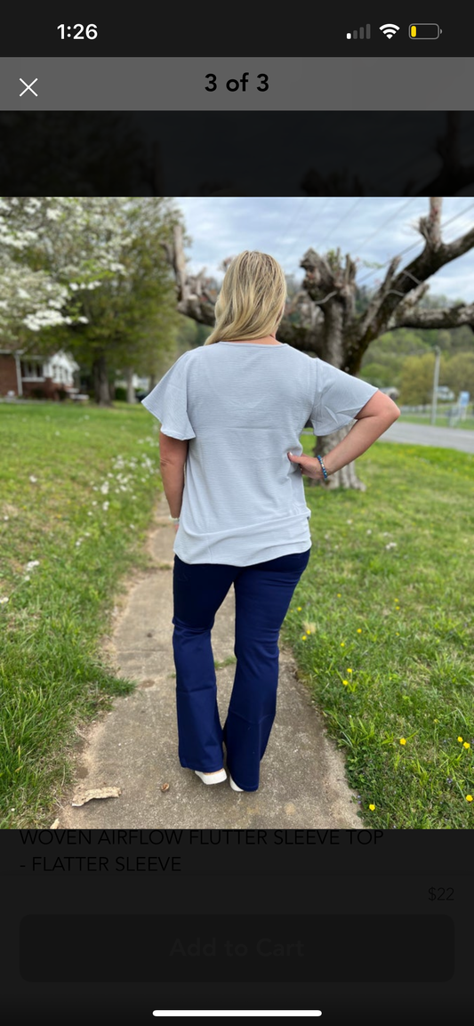 Flowy Sleeve Zenana Top