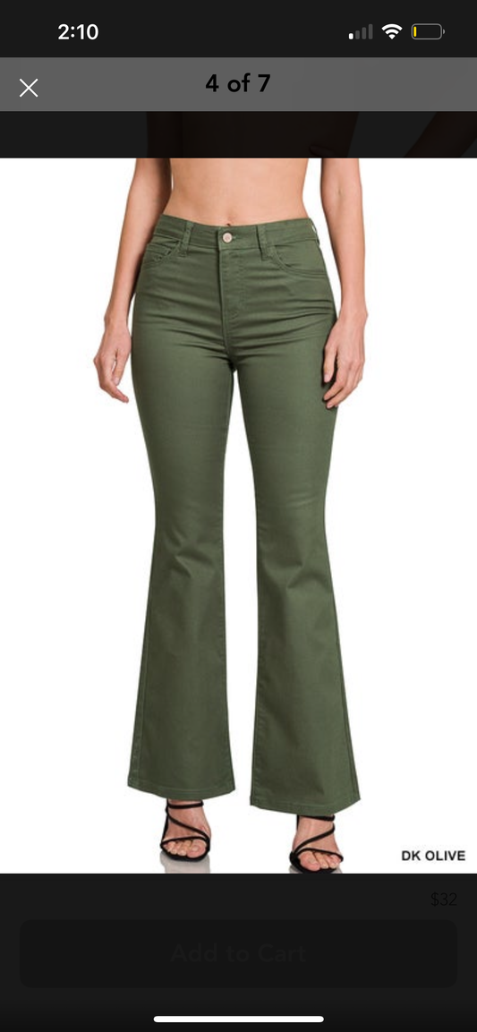 Zenana Best Seller Flare Pants