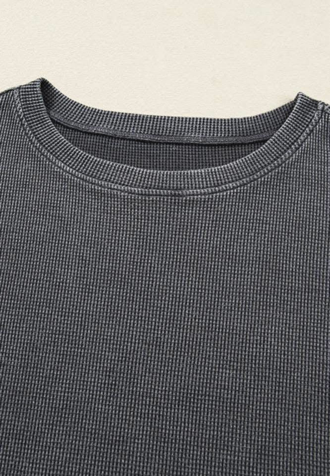 Cozy Mini Waffle Top