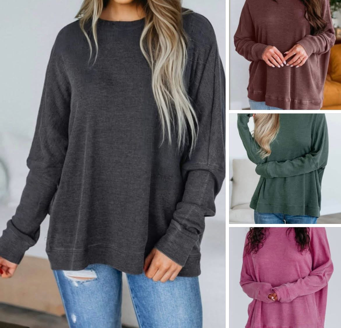 Cozy Mini Waffle Top