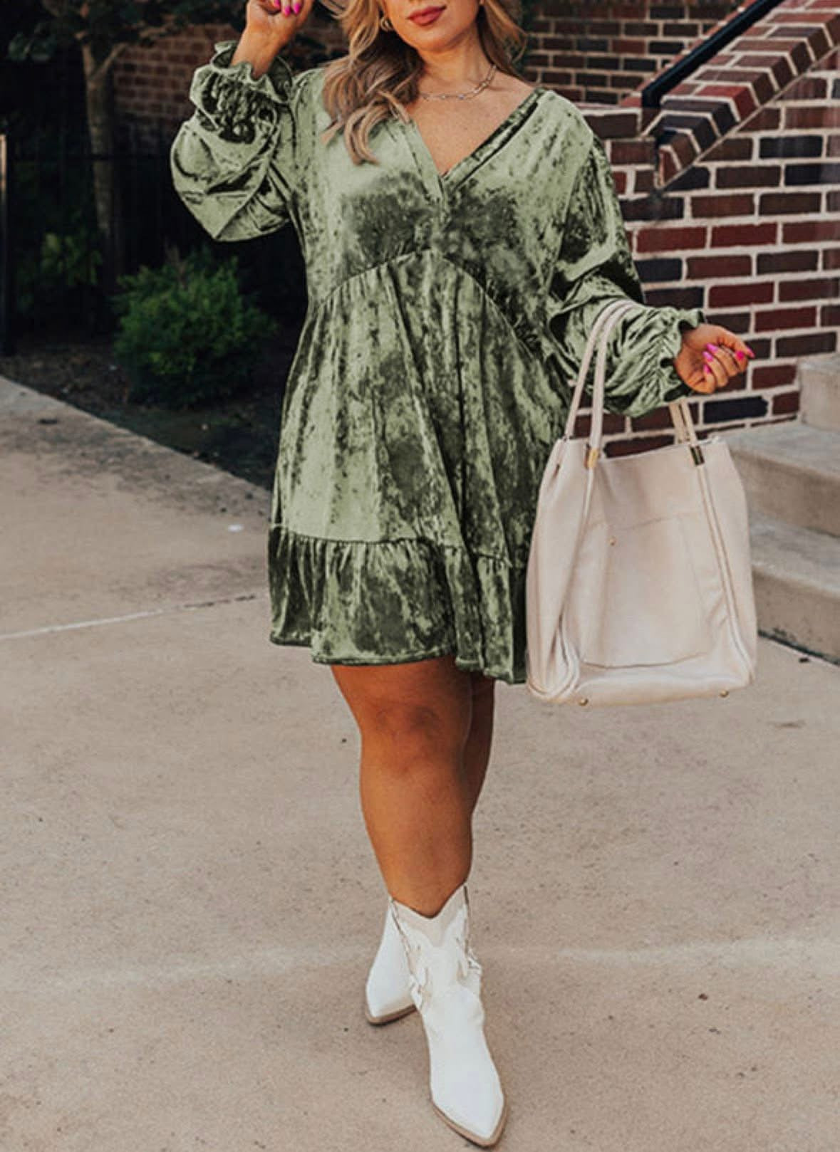 Velvet Fall Dress