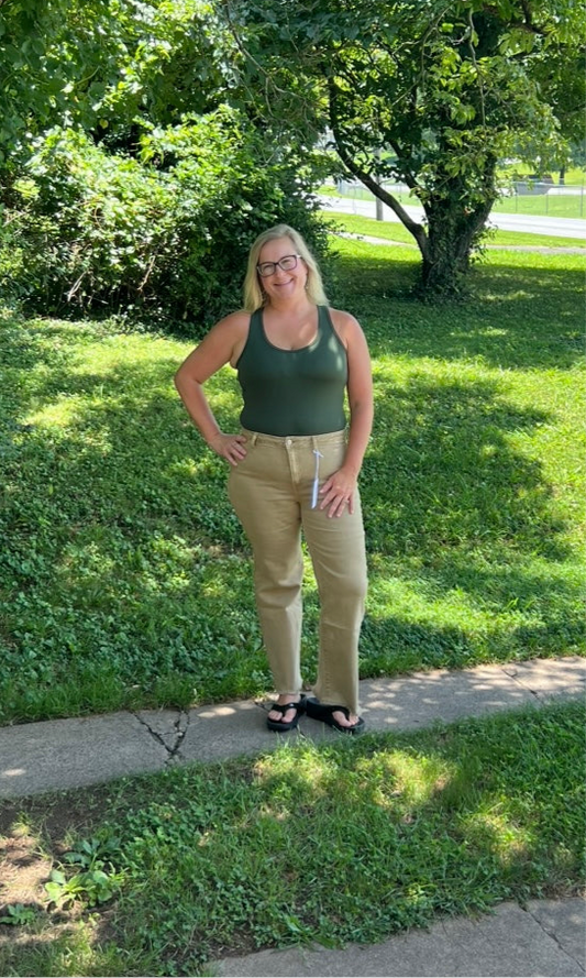 Army Green Bodysuit