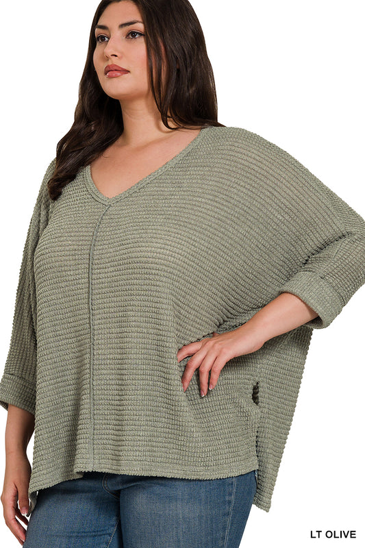 Curvy Waffle Top