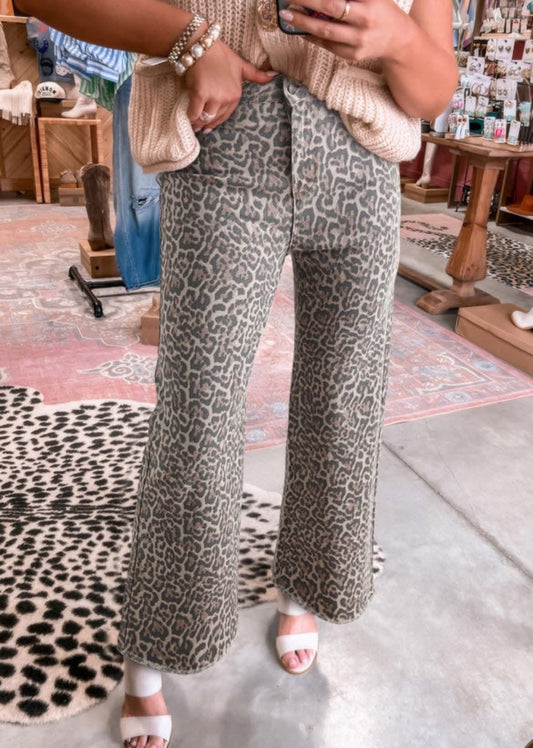 Leopard Denim
