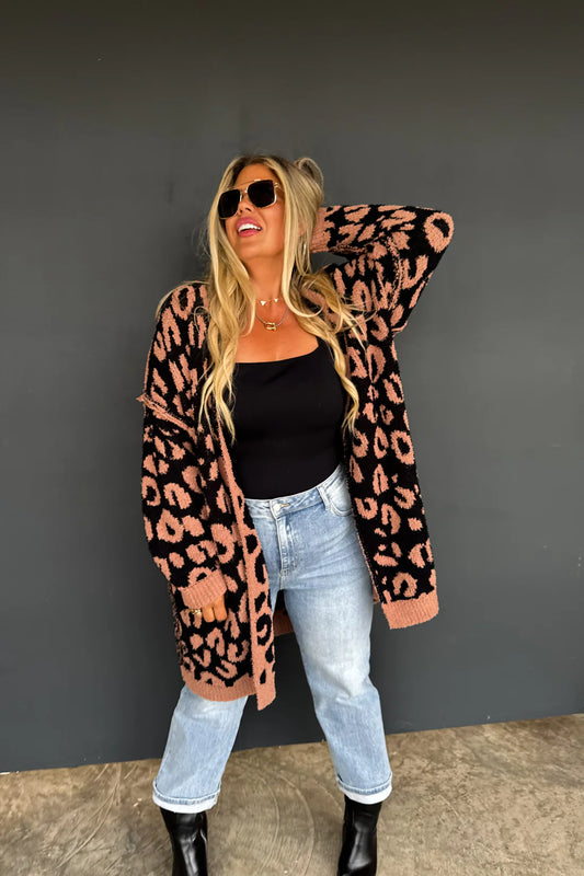Blakely Cheetah Cloud Cardigan