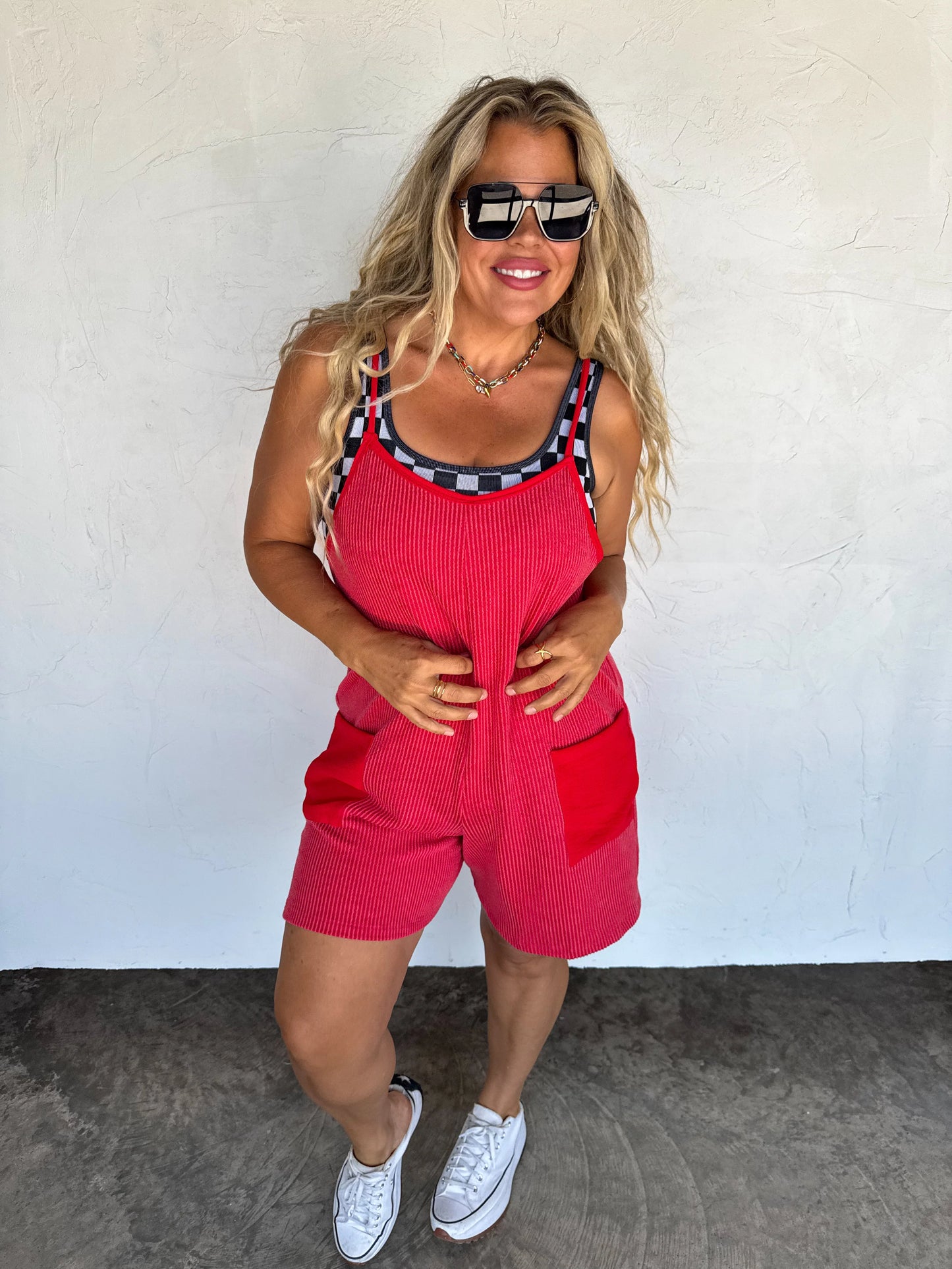 Blakely Ribbed Romper