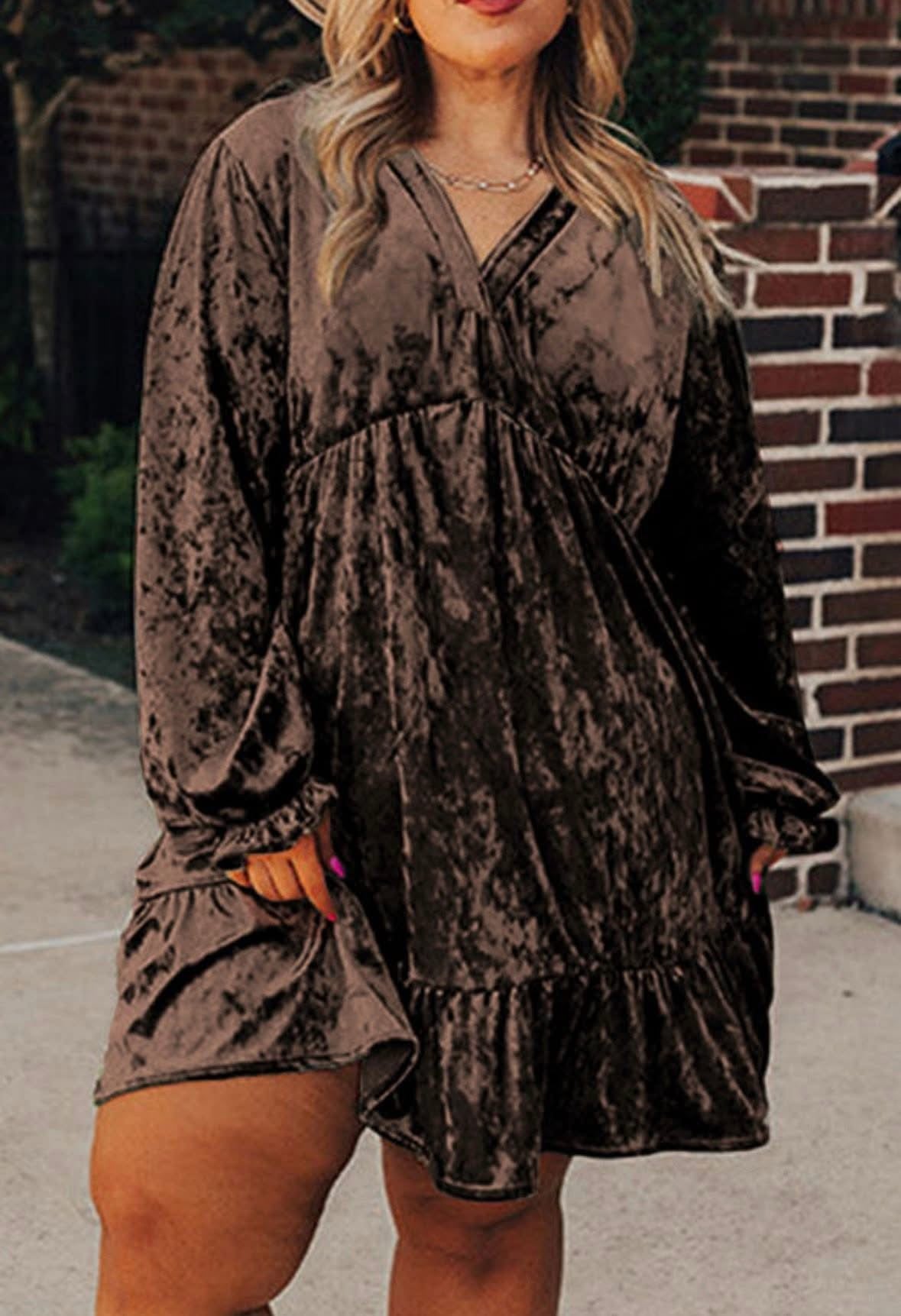 Velvet Fall Dress
