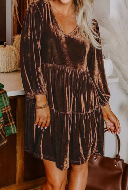 Velvet Fall Dress