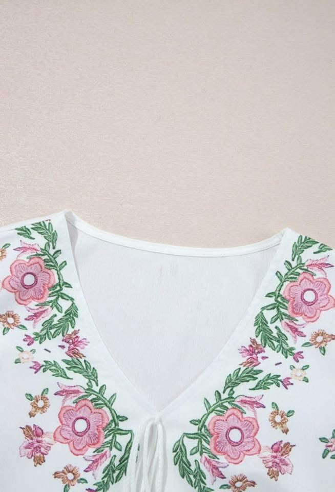 Flower Lace Up